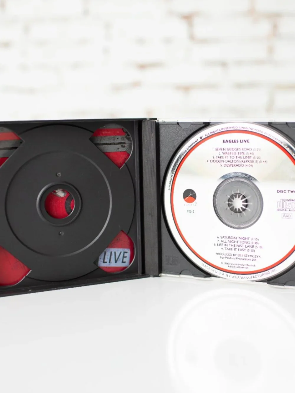 Eagles Live 2 CD Set 1980 Elektra 705-2 Hotel California Take It Easy